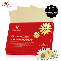 2018 New Makeup Tool Kit Absorbing Oil Sheets Cleansing Oil High Quality 90pcs /pack Chamomile Oil Absorbing Papal